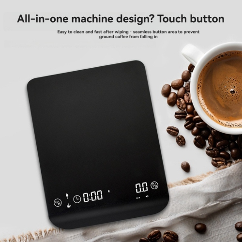 Smart Touchscreen Kitchen Scale 3kg Timer Baking Coffee Scale Fast Charging One-Click Reset Suitable for Baking Enthusiasts - Rechargeable Model