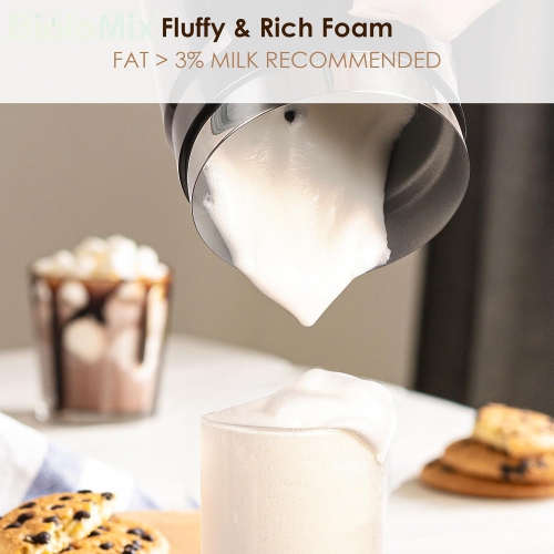 Electric Milk Frother 4 in 1 Automatic Hot and Cold Milk Frother Heater for Milk Latte Froth Machine Hot Chocolate Cappuccino US Standard