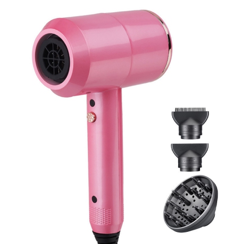 Hair salon special hair dryer T-shaped hotel hair dryer 1800W high power hair dryer household hair dryer-9808 pink