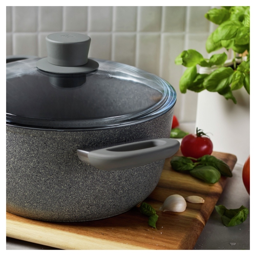 ZWILLING Parma Plus Ceramic 4.5 L Aluminum Stew Pot With Glass Lid