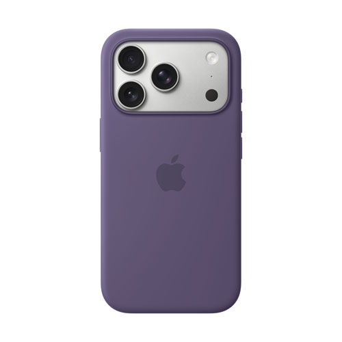 Étui rigide ajusté en silicone avec MagSafe d'Apple pour iPhone 17 Pro - Brume violette