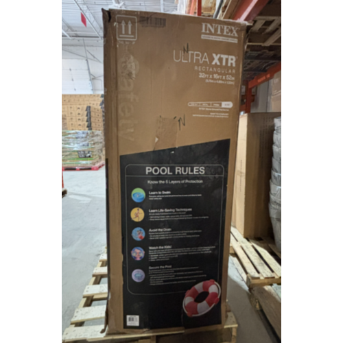 Ensemble de piscine rectangulaire Ultra XTR de 32 pi x 16 pi x 52&nbsp;po d'Intex
