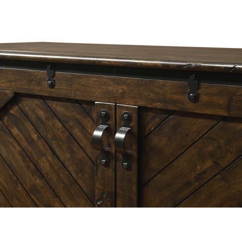 Night and Day Ranchero Murphy Cabinet Bed with Gel Memory Foam Mattress