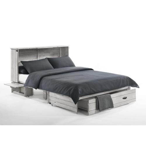 Night and Day Ranchero Murphy Cabinet Bed with Gel Memory Foam Mattress