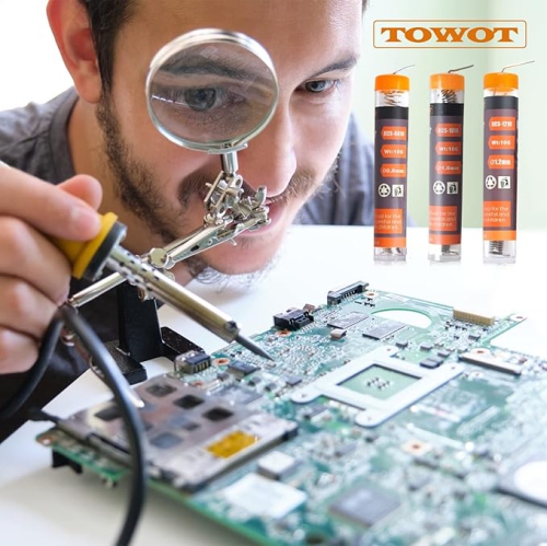 TOWOT Solder Wire with Rosin Core 3 PCS 10 g Tin Lead Rosin Core Flux Iron Welding Tool for Electrical Soldering