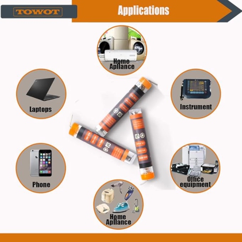 TOWOT Solder Wire with Rosin Core 3 PCS 10 g Tin Lead Rosin Core Flux Iron Welding Tool for Electrical Soldering