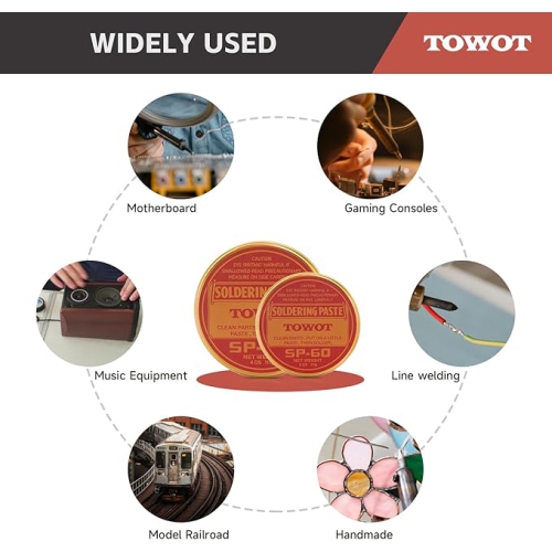TOWOT Rosin Solder Paste Flux for Soldering 2.12 Oz