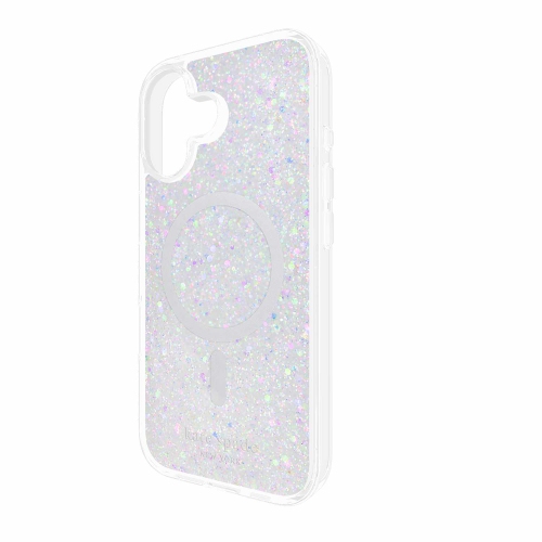 Étui protecteur MagSafe KS057396 de Kate Spade pour iPhone 17 Chunky Glitter Iridescent