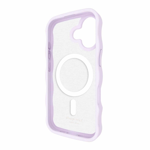 Étui ondulé MagSafe KS057412 de Kate Spade pour iPhone 17 – Opale scintillante