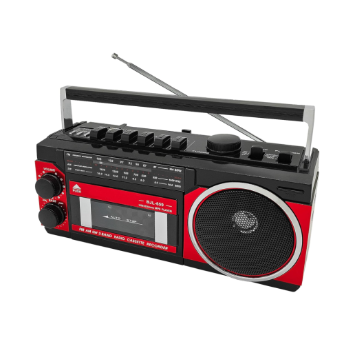 Gracioso Protable Cassette Recorder Player AM FM Compact Cassette Tape Player with Big Speaker & Earphone Jack Build in Microphone,Microcassette