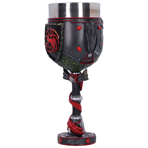 Verre à pied de dragon Daemon Targaryen de Nemesis Now