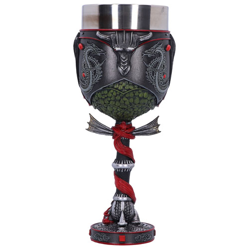 Verre à pied de dragon Daemon Targaryen de Nemesis Now