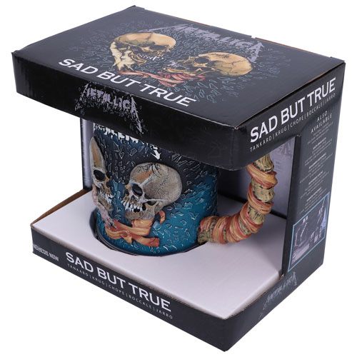 Chope à bière Sad But True de Metallica de Nemesis Now