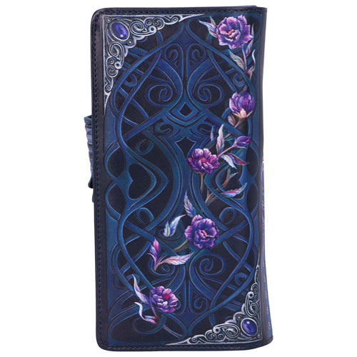 Nemesis Now Black Raven Flight Embossed Purse