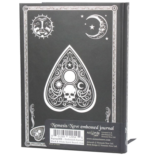 Journal<strong> </strong>à relief avec planche à esprit blanche de Nemesis Now