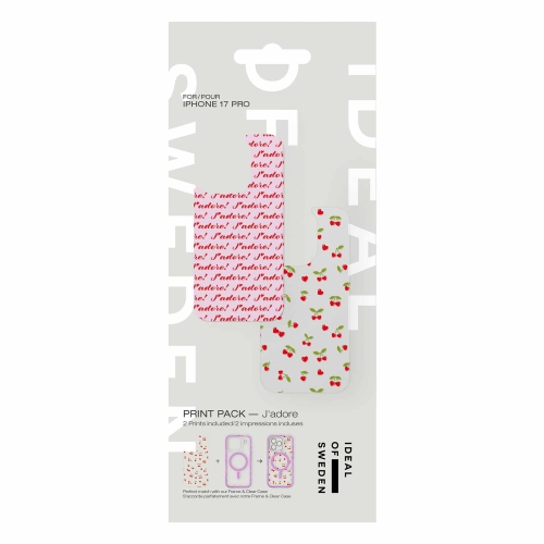 Étui Print Pack d'iDeal of Sweden pour iPhone 17 Pro J'adore
