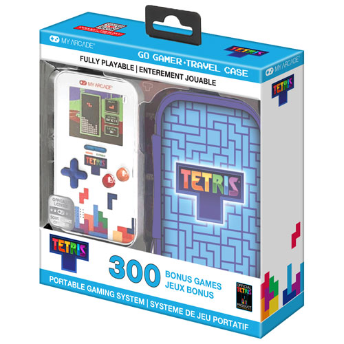 Dream Gear Uni Go Gamer Tetris Portable Gaming System with Travel Case