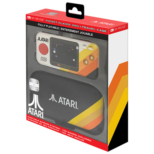 Dream Gear Uni Pocket Player Pro Atari Portable Gaming System with Travel Case