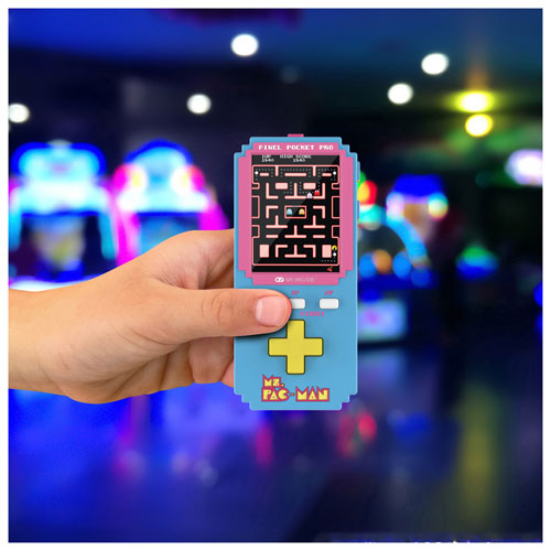 Dream Gear Uni Pixel Pocket Pro Ms. Pac-Man Portable Gaming System