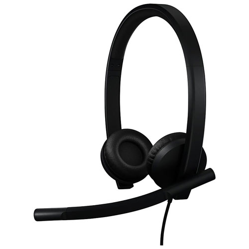 Casque d'écoute à suppression du bruit H570e de Logitech - Noir