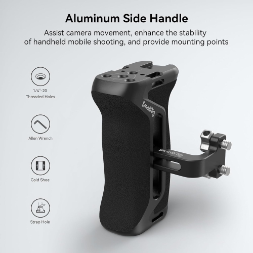 SmallRig A7R V / A7 IV / A7S III Cage with Top Handle, Side Handgrip and Clamp for HDMI Cable, Advanced Kit for Sony Alpha 7R V/Alpha 7 IV/Alpha 7 S