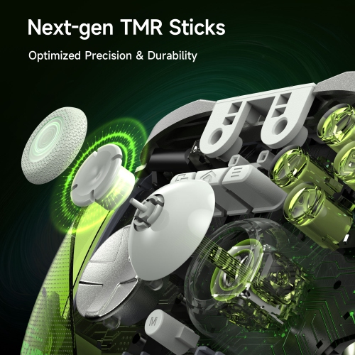 EasySMX D10 Wireless Game Controller - TMR Joysticks, Dual-Mode Triggers for PC/Switch/Android/iOS/Steam DeckBrand