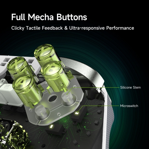 EasySMX D10 Wireless Game Controller - TMR Joysticks, Dual-Mode Triggers for PC/Switch/Android/iOS/Steam DeckBrand