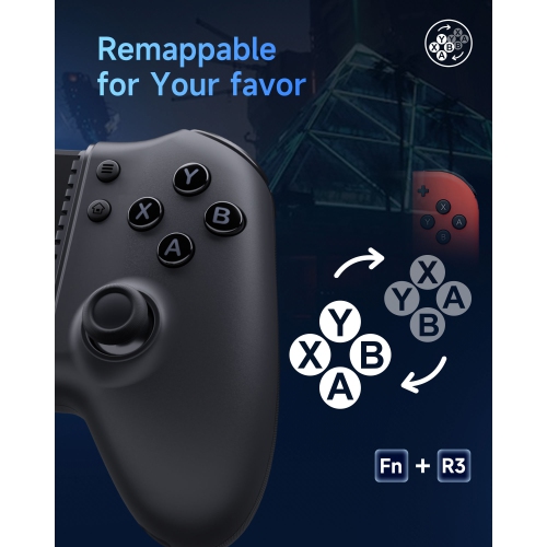 EasySMX M15 BT – Étui de manette de jeu mobile pour Android/iPhone 15, manette Android avec gâchette Hall/manches à balai pour jouer à Minecraft