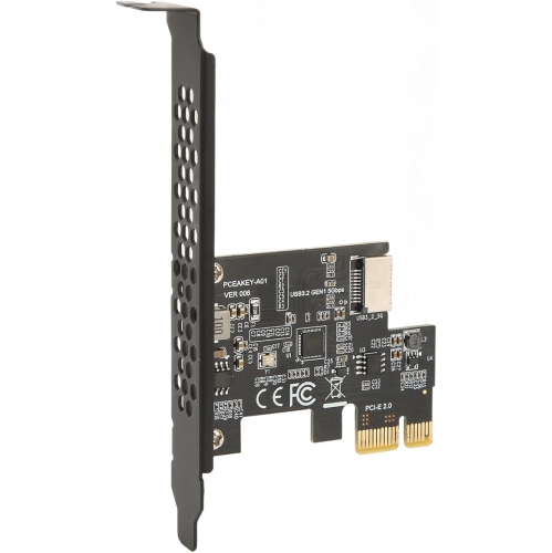 EN TANT QUE média, carte d'extension PCIe vers type E, noire