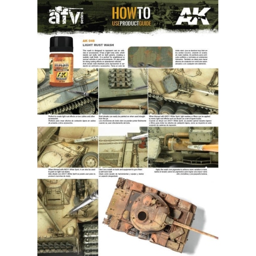 AK Interactive Weathering Light Rust Enamel Wash