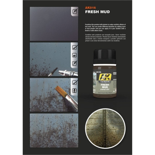 AK Interactive Weathering Fresh Mud
