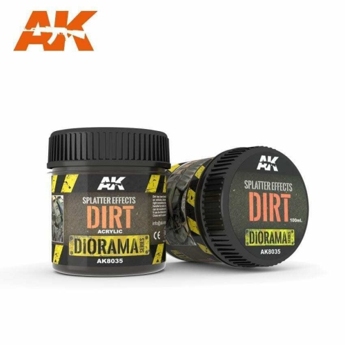 AK Interactive Splatter Effects Dirt - 100&nbsp;ml Nouveau