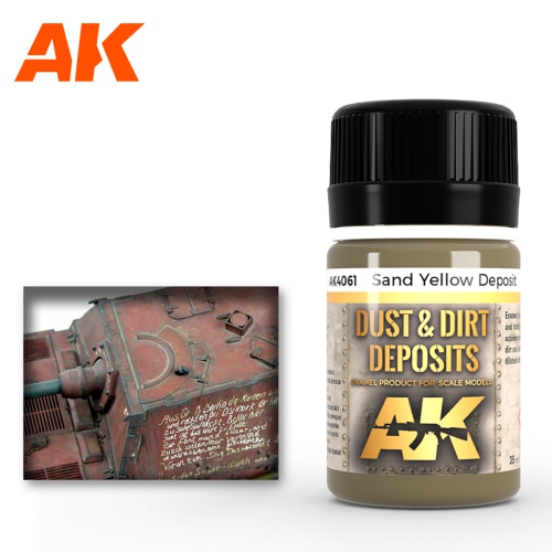 AK – Dépôt interactif de sable usé jaune