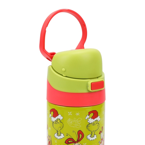 The Grinch & Cindy-Lou Who All-Over Print Green 24 Oz Stainless Steel Water Bottle