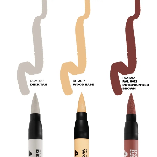 AK Interactive Ships & Decks -Set of 3 Markers