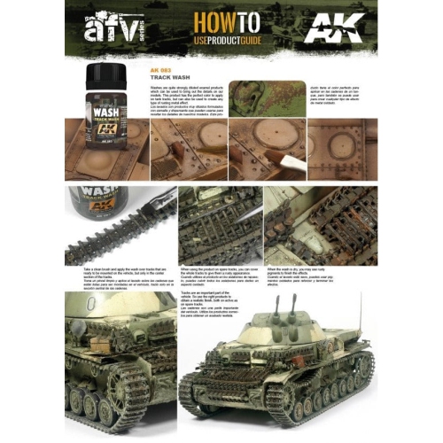 AK Interactive Weathering Track Wash Enamel Wash