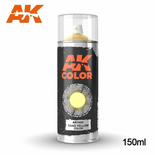 AK Interactive Sand Yellow - Spray 150&nbsp;ml Nouveau