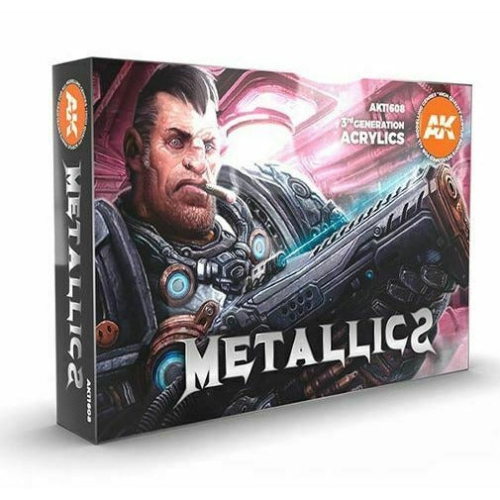 AK Interactive Metallics Set New