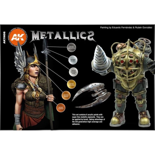 AK Interactive Metallics Set New