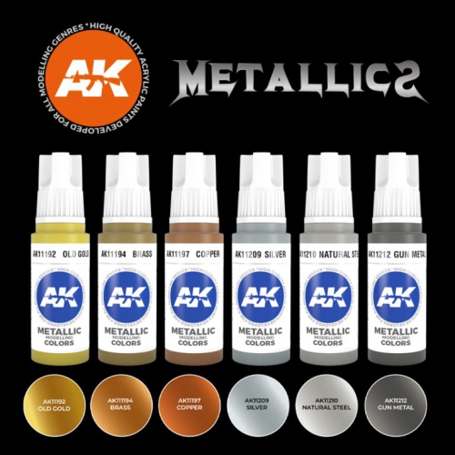 AK Interactive Metallics Set New