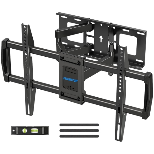 MOUNTUP Full Motion TV Mount Swivel and Tilt for 42-70 Inch Flat Screen/Curved TVs, Articulating TV Bracket with Max VESA 600x400mm, Holds up to