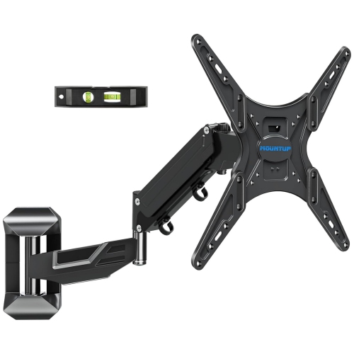 MOUNTUP Tilting TV Wall Mount Bracket for 26-55 Inch Flat Screen TVs/Curved TVs, Low Profile TV Bracket - Easy to Install On 12" or 16" Studs, VESA