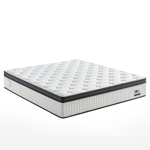 Vumece 12 Inch Queen Size Hybrid Mattress in a Box with Pocketed Spring & Gel Memory Foam for Support, Pressure Relief, Reinforced Edge, CertiPUR-US