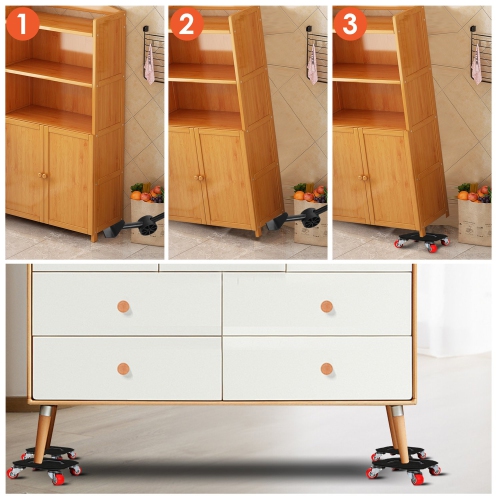 Furniture Trolley, Furniture Mover, Furniture Lifter with 360° Swivel Rubber Casters, Suitable for Moving Heavy Furniture and Large Items