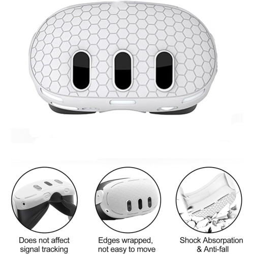 Étui protecteur silicone pour manette Meta Quest 3, étui protecteur pour console Quest3, 7 accessoires RV antidérapants et antichutes