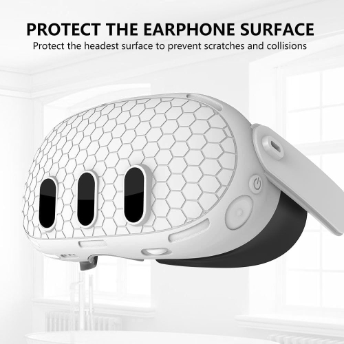 Étui silicone pour manette Meta Quest 3, étui console Quest3, 7 accessoires RV antidérapants et résistants aux chutes - Vert