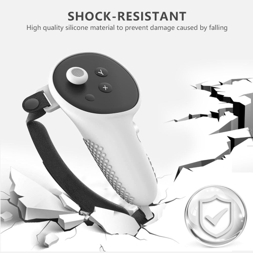 Meta Quest 3 Controller Silicone Case, Quest3 Console Case, Anti-Slip and Drop-Resistant 7-Pack VR Accessory - Blue