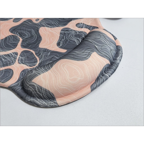 Ergonomic beautiful pattern mouse pad with gel wrist rest, non-slip, perfect for laptop and desktop computers, office and gaming, and desk