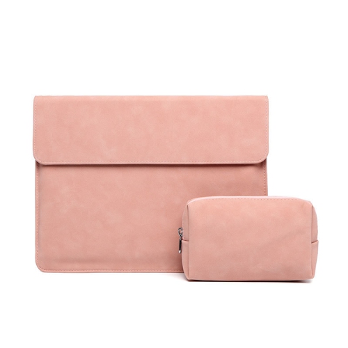 Suitable for 2025 13.6-inch Air M4【A3240】 Apple Laptop Bag MacBook Frosted Liner Waterproof Protective Case - Pink