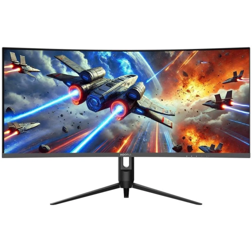 Moniteur de jeu 240&nbsp;Hz VA 3440 x 1440 de 34&nbsp;po de KOORUI FreeSync Premium 90 % DCI-P3 G3441XC